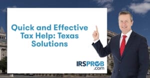 Quick and Effective Tax Help: Texas Solutions