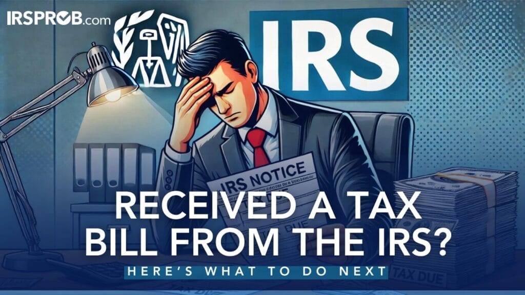 Received a Tax Bill from the IRS Heres What to Do Next 2