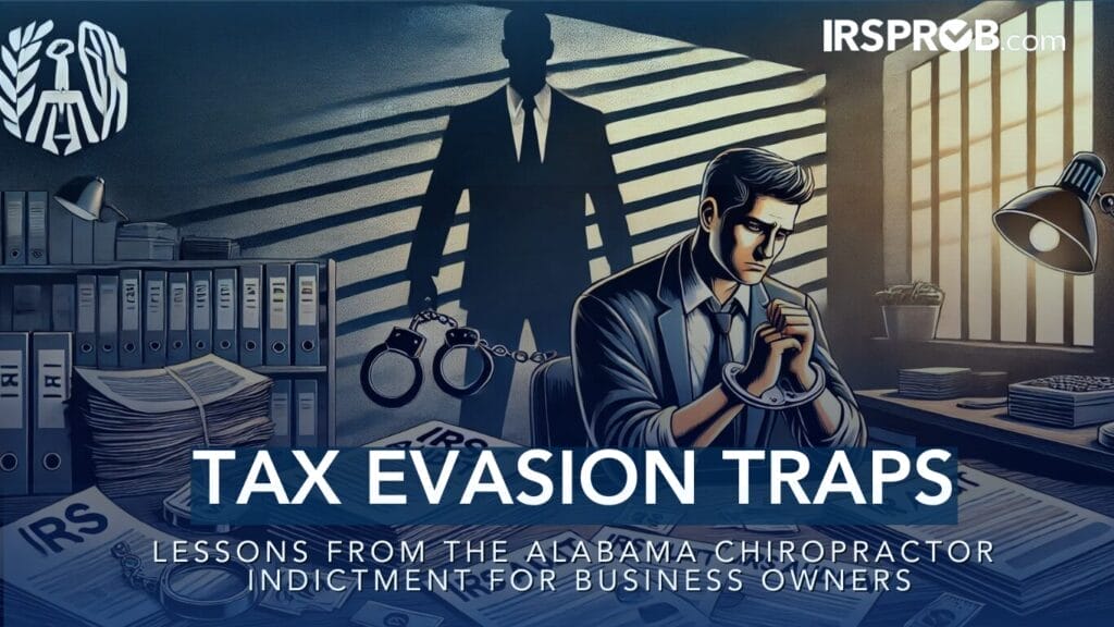 Tax Evasion Traps Lessons from the Alabama Chiropractor Indictment for Business Owners