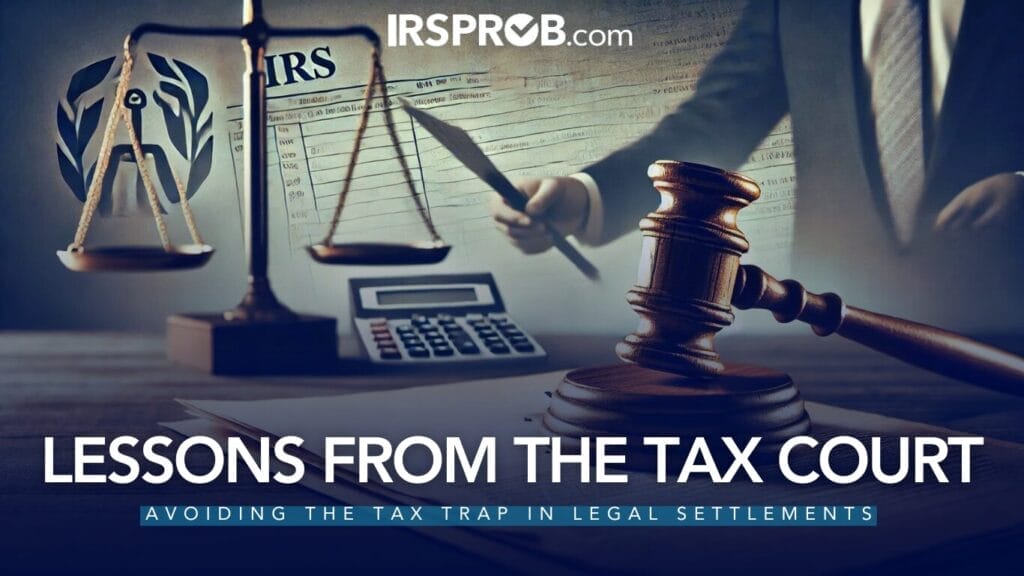 Lessons from the Tax Court Avoiding the Tax Trap in Legal Settlements