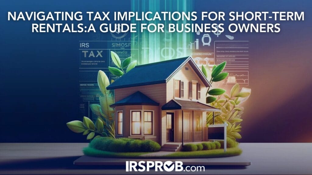 Navigating Tax Implications for Short Term Rentals A Guide for Business Owners